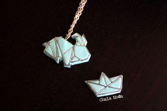 bijoux origami en fimo