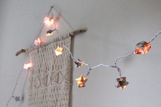 guirlande lumineuse origami