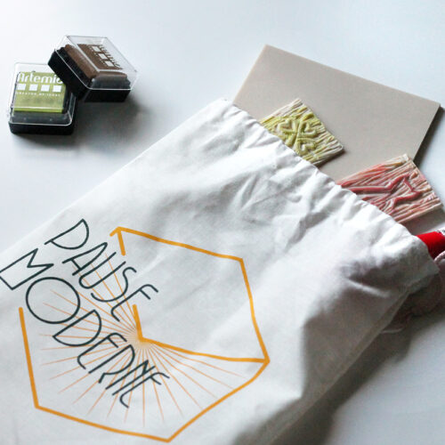 Laisse ton empreinte – linogravure