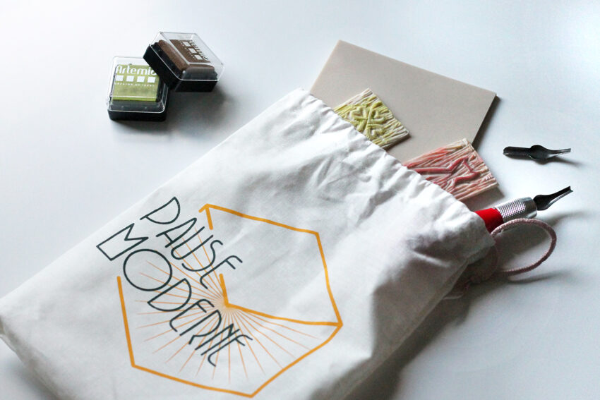 Laisse ton empreinte – linogravure