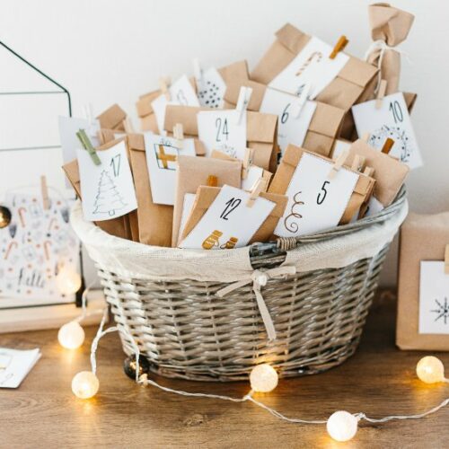 2 idées déco faciles pour réaliser un calendrier de l’avent DIY